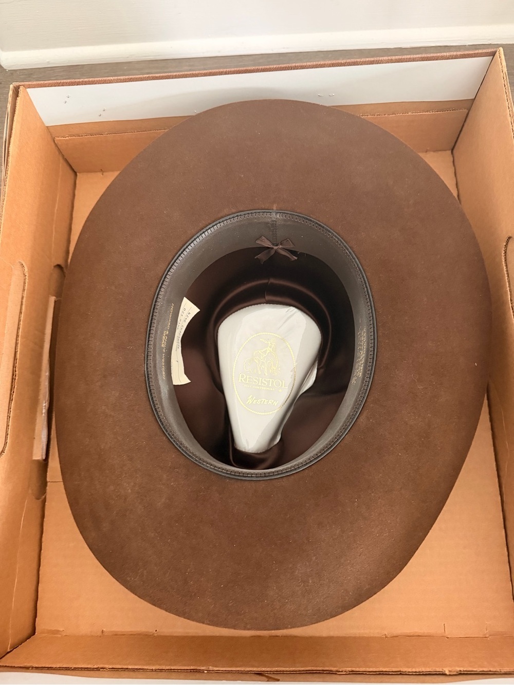 Vintage Resistol XXX Beaver Chaparral Mink Western Cowboy Hat Size 7 USA Box - Picture 8 of 9